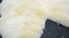 White Shearling Fur Sheepskin Luxury Real Carpet Mat Home Decor Rug